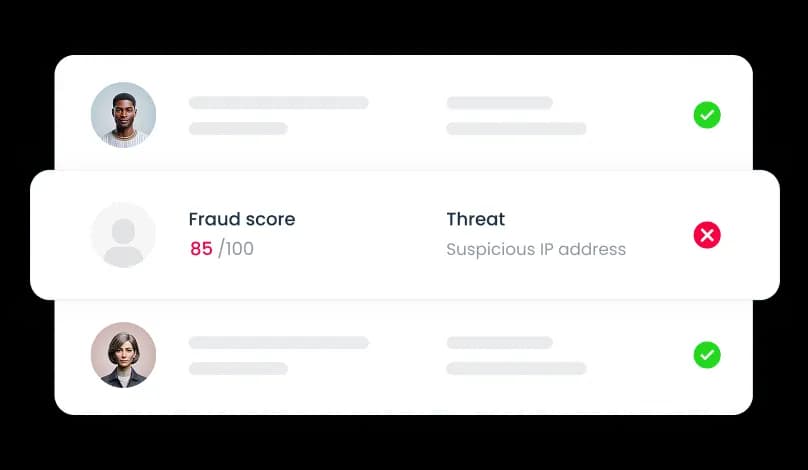 Greip fake accounts detection process